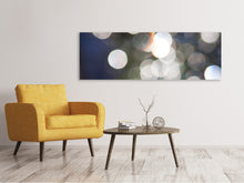 Load image into Gallery viewer, Panoramic Canvas Print Abstract light dots