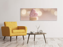 Load image into Gallery viewer, Panoramic Canvas Print Sweet hearts XL