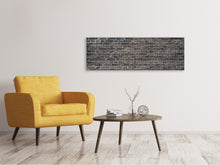 Load image into Gallery viewer, Panoramic Canvas Print Dark clinker stones