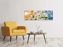 Load image into Gallery viewer, Panoramic Canvas Print The apple tree blossom