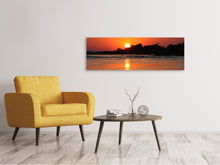 Load image into Gallery viewer, Panoramic Canvas Print The glowing sunset