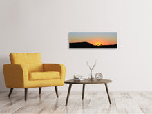Load image into Gallery viewer, Panoramic Canvas Print Sunset in Africa