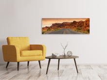 Load image into Gallery viewer, Panoramic Canvas Print The street