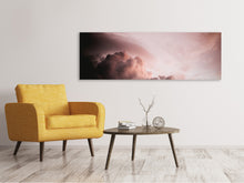 Load image into Gallery viewer, Panoramic Canvas Print Pink clouds