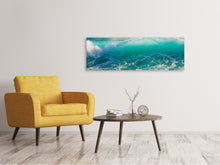 Load image into Gallery viewer, Panoramic Canvas Print Nice surf