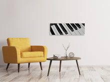 Load image into Gallery viewer, Panoramic Canvas Print Close up piano