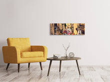 Load image into Gallery viewer, Panoramic Canvas Print Graffiti in Sicily