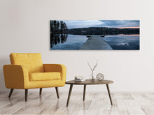 Load image into Gallery viewer, Panoramic Canvas Print To the other shore