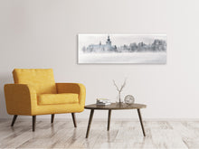Load image into Gallery viewer, Panoramic Canvas Print Gmunden Castle Place