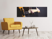 Load image into Gallery viewer, Panoramic Canvas Print guitar player