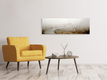 Load image into Gallery viewer, Panoramic Canvas Print dense fog