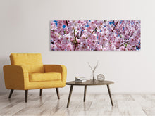Load image into Gallery viewer, Panoramic Canvas Print The Japanese cherry