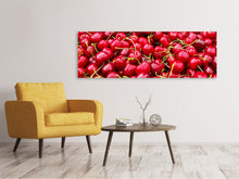 Load image into Gallery viewer, Panoramic Canvas Print XL cherries