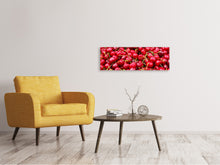 Load image into Gallery viewer, Panoramic Canvas Print XL cherries