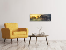 Load image into Gallery viewer, Panoramic Canvas Print Secretive hut