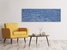 Load image into Gallery viewer, Panoramic Canvas Print Ice on the lake