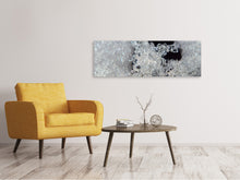 Load image into Gallery viewer, Panoramic Canvas Print Ice crystals XL
