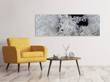 Load image into Gallery viewer, Panoramic Canvas Print Ice crystals XL