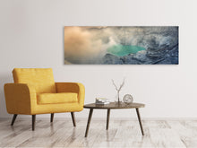 Load image into Gallery viewer, Panoramic Canvas Print At the volcano