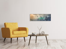 Load image into Gallery viewer, Panoramic Canvas Print At the volcano