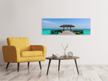 Load image into Gallery viewer, Panoramic Canvas Print The freedom at the sea