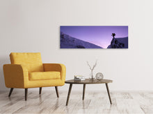 Load image into Gallery viewer, Panoramic Canvas Print The snowwalker