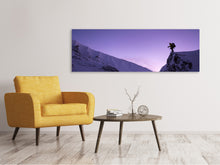 Load image into Gallery viewer, Panoramic Canvas Print The snowwalker
