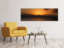 Load image into Gallery viewer, Panoramic Canvas Print Beautiful sunrise on the beach