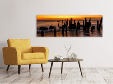 Load image into Gallery viewer, Panoramic Canvas Print Soothing mood by the sea