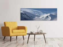 Load image into Gallery viewer, Panoramic Canvas Print Snow landscape