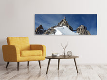 Load image into Gallery viewer, Panoramic Canvas Print Aiguille du Midi