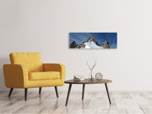 Load image into Gallery viewer, Panoramic Canvas Print Aiguille du Midi