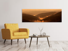 Load image into Gallery viewer, Panoramic Canvas Print Light mood in the mountains