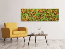 Load image into Gallery viewer, Panoramic Canvas Print hawkweeds
