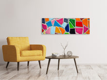 Load image into Gallery viewer, Panoramic Canvas Print Mosaic wall