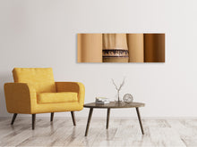 Load image into Gallery viewer, Panoramic Canvas Print Bamboo Close up