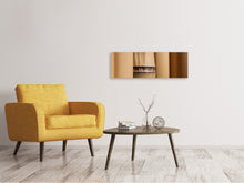 Load image into Gallery viewer, Panoramic Canvas Print Bamboo Close up