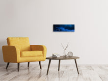 Load image into Gallery viewer, Panoramic Canvas Print At night in the woods
