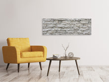 Load image into Gallery viewer, Panoramic Canvas Print Stone wall design