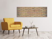 Load image into Gallery viewer, Panoramic Canvas Print Classic brick wall
