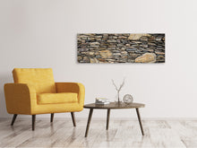 Load image into Gallery viewer, Panoramic Canvas Print Stone construction art