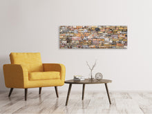 Load image into Gallery viewer, Panoramic Canvas Print Old stone wall
