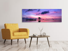 Load image into Gallery viewer, Panoramic Canvas Print Quiet sunrise