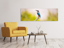 Load image into Gallery viewer, Panoramic Canvas Print The kingfisher