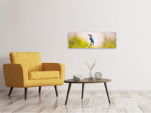 Load image into Gallery viewer, Panoramic Canvas Print The kingfisher