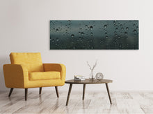 Load image into Gallery viewer, Panoramic Canvas Print Shiny drops of water