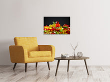 Load image into Gallery viewer, Canvas print Colorful gummy bears
