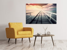 Load image into Gallery viewer, Canvas print Romantic wooden walkway