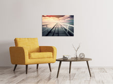 Load image into Gallery viewer, Canvas print Romantic wooden walkway