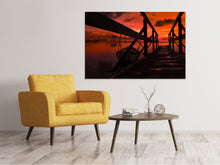 Load image into Gallery viewer, Canvas print Beautiful evening mood by the sea